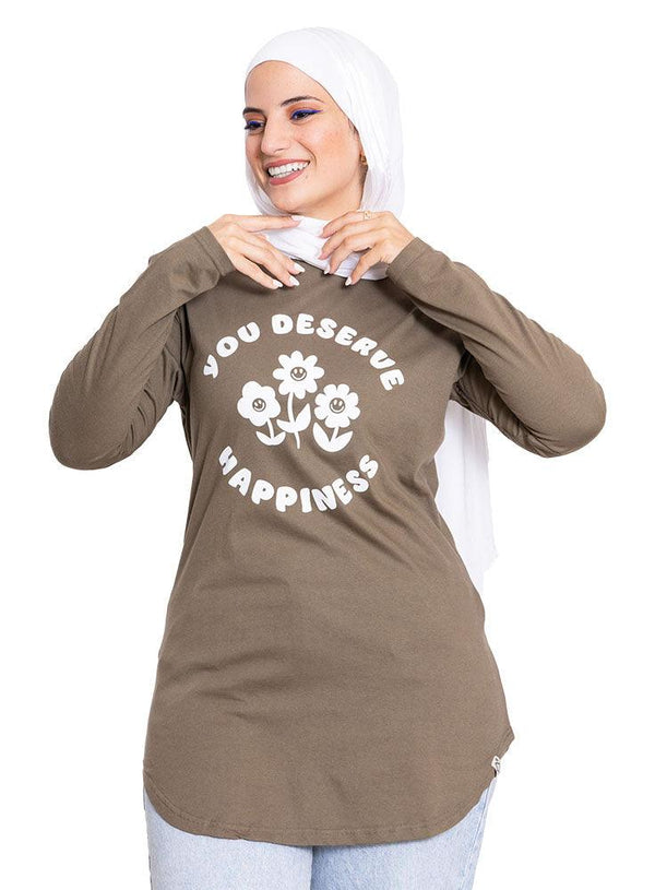 Oily Printed Long - Sleeve Design 43 - Khotwh